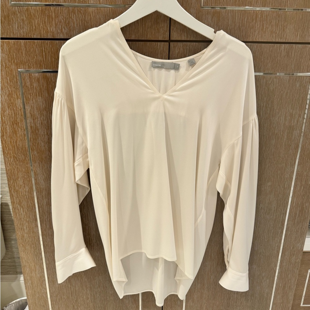 Vince cream blouse